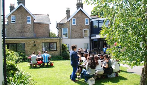 Sprachaufenthalt England, Hilderstone College Broadstairs, Garten