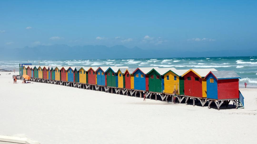 Séjour linguistique Afrique du Sud, Le Cap, Strandhütten am Muizenberg Plage