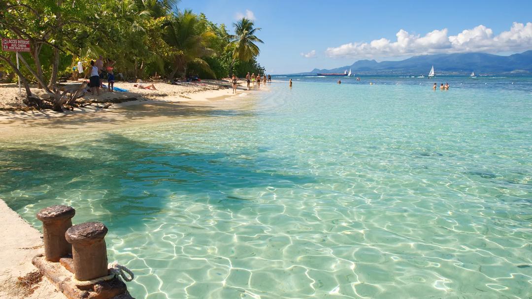 Sprachaufenthalt Guadeloupe, Le Gosier, Strand