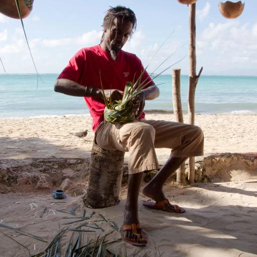 Sprachaufenthalt Guadeloupe, Korbflechter