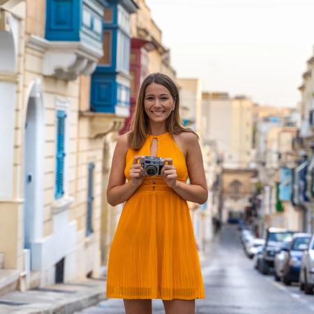 Sprachaufenthalt Malta, Frau Sightseeing