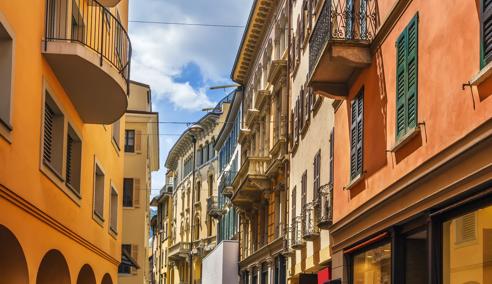 Sprachaufenthalt Schweiz, Tessin, Strasse in Lugano