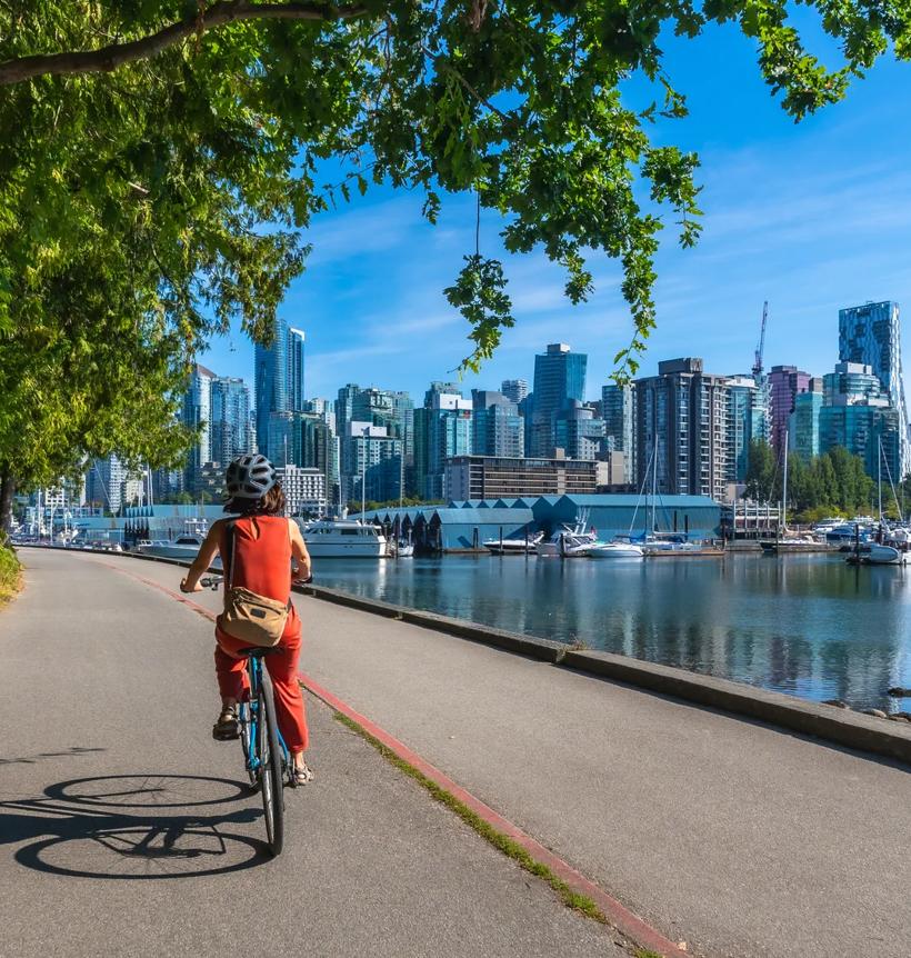 Séjour linguistique Canada, Vancouver, Faire du vélo