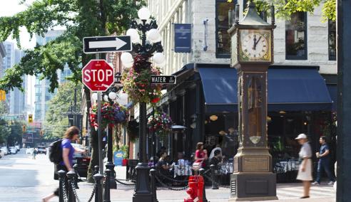 Séjour linguistique Canada, Vancouver, Gastown Steam Clock