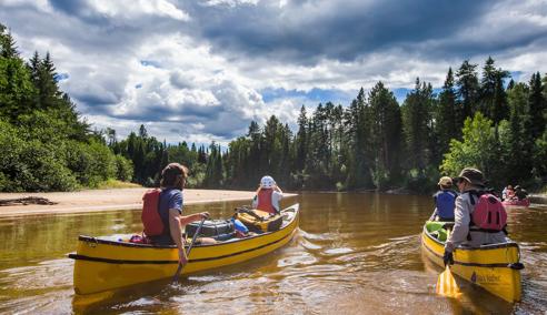 Séjour linguistique Canada, Québec, Excursion en canoë