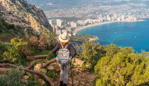 Sprachaufenthalt Spanien, Valencia, Wandern in Penon de Ifach Aussicht