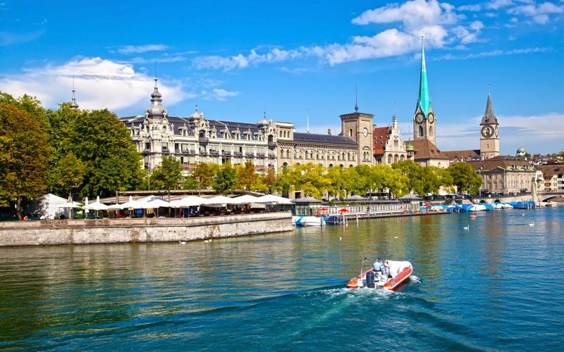 Sprachaufenthalt Schweiz, Zürich, Limmat