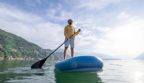 Sprachaufenthalt, Paddleboarding See