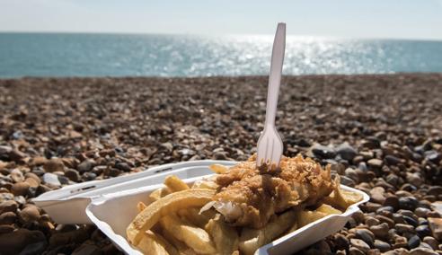 Séjour linguistique Angleterre, Brighton, Fish n Chips