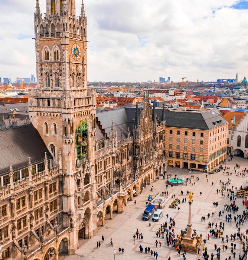 Séjour linguistique Allemagne, Munich, Marienplatz