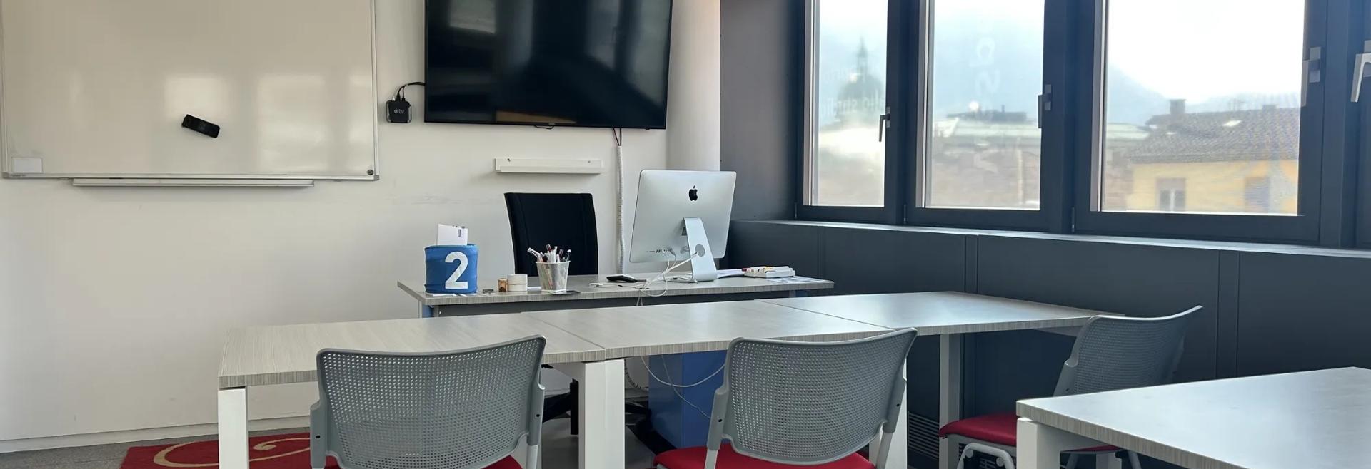 Sprachaufenthalt Schweiz, StL WeSpeak Scuola di Lingue Lugano, Klassenzimmer