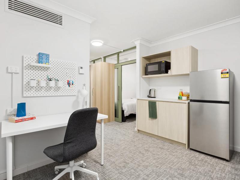 Sprachaufenthalt Australien, Lexis English Perth City, Unterkunft, Residenz Juno House, Zimmer