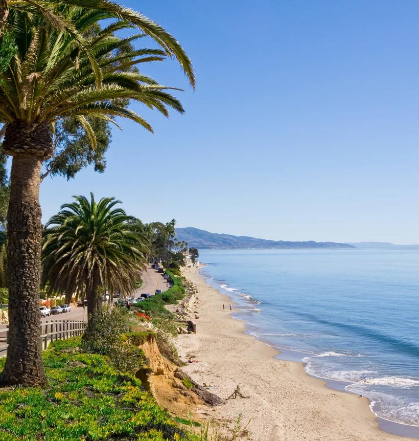 Séjour linguistique États-Unis, Santa Barbara, Plage