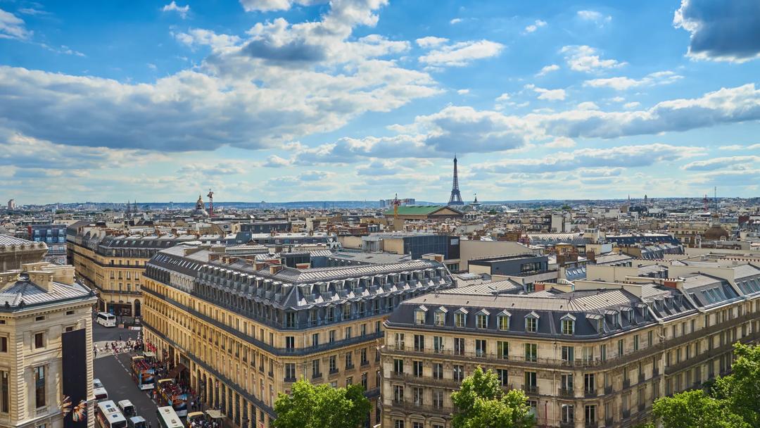 Séjour linguistique France, Paris, Terrasse Galeries Lafayette