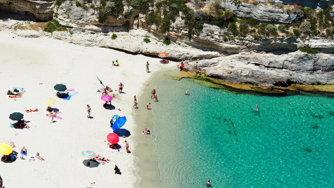 Séjour linguistique Italie, Tropea, Plage