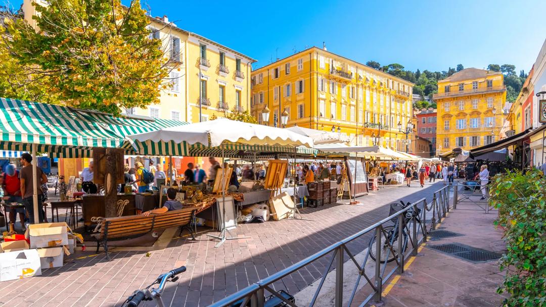 Sprachaufenthalt France, Nice, Marché Cours Saleya