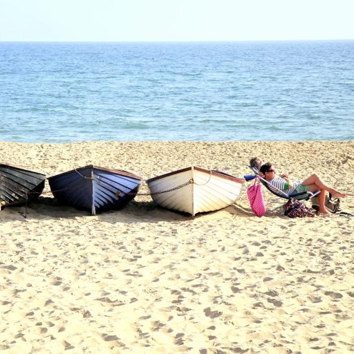 Sprachaufenthalt England, Bournemouth, Rowboats Beach