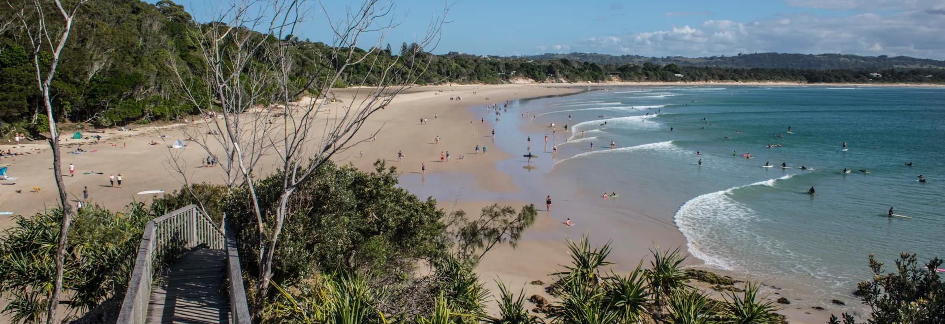 Sprachaufenthalt Australien, Byron Bay, Strand