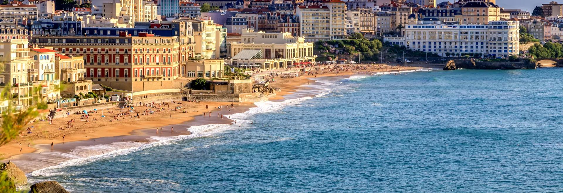 Sprachaufenthalt Frankreich, Biarritz, Strand