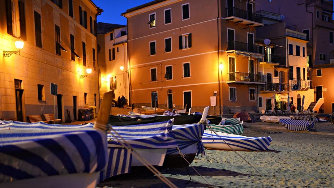 Sprachaufenthalt Italien, Boote Strand