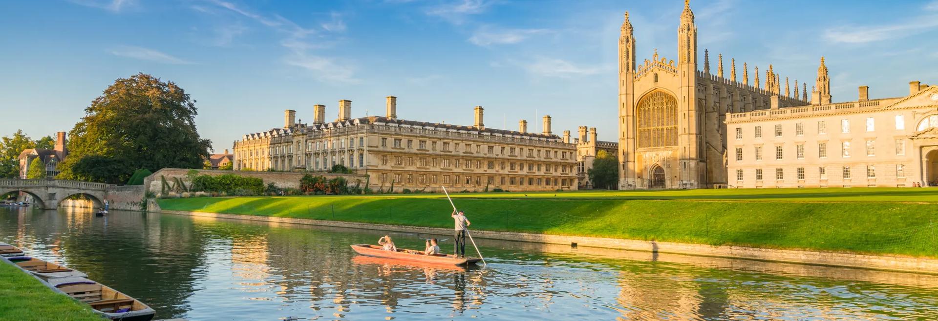 Sprachaufenthalt England, Cambridge, Punting