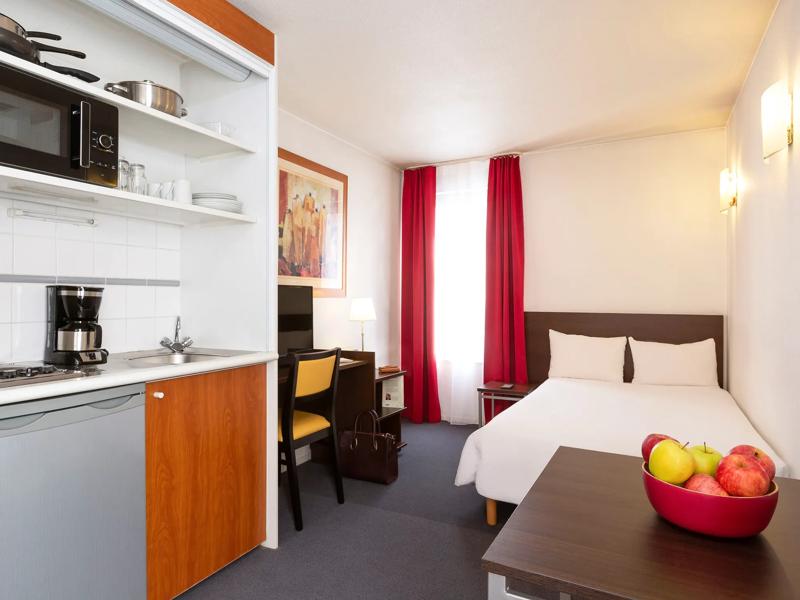 Séjour linguistique France, Accord Paris, hébergement, Apartment Adagio La Défense Léonard de Vinci, chambre