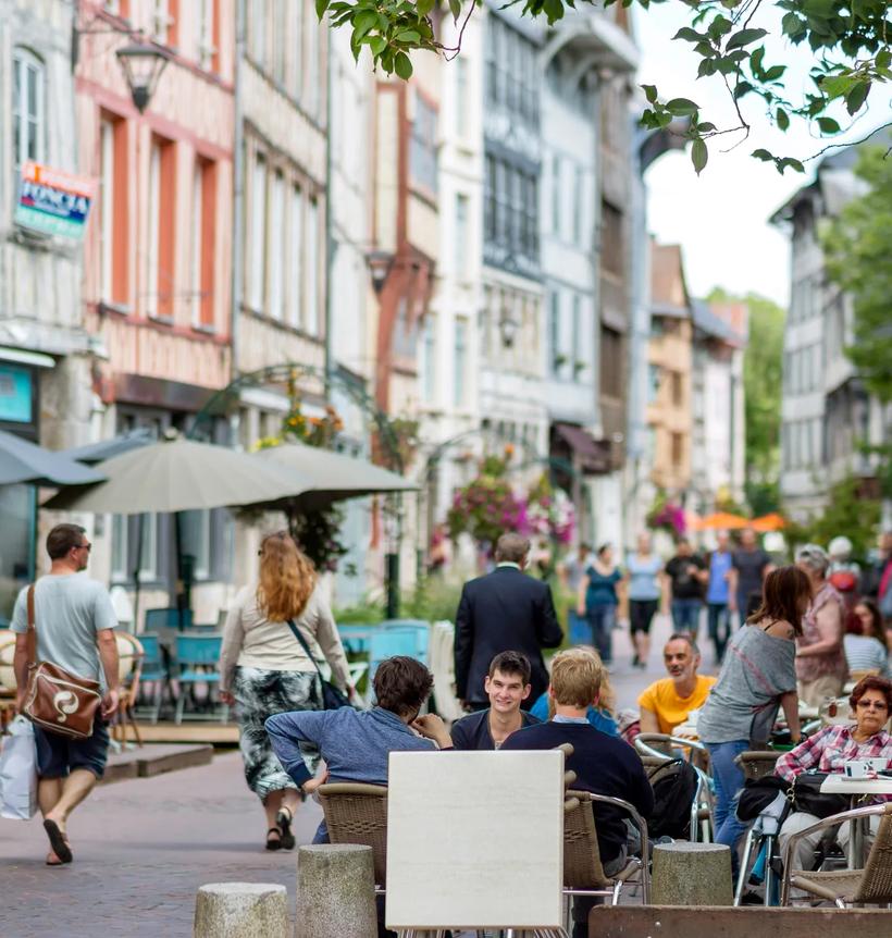 Séjour linguistique France, Rouen, Cafe