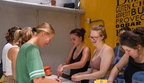 Séjour Linguistique Mexique, International House Playa del Carmen, Cours de cuisine