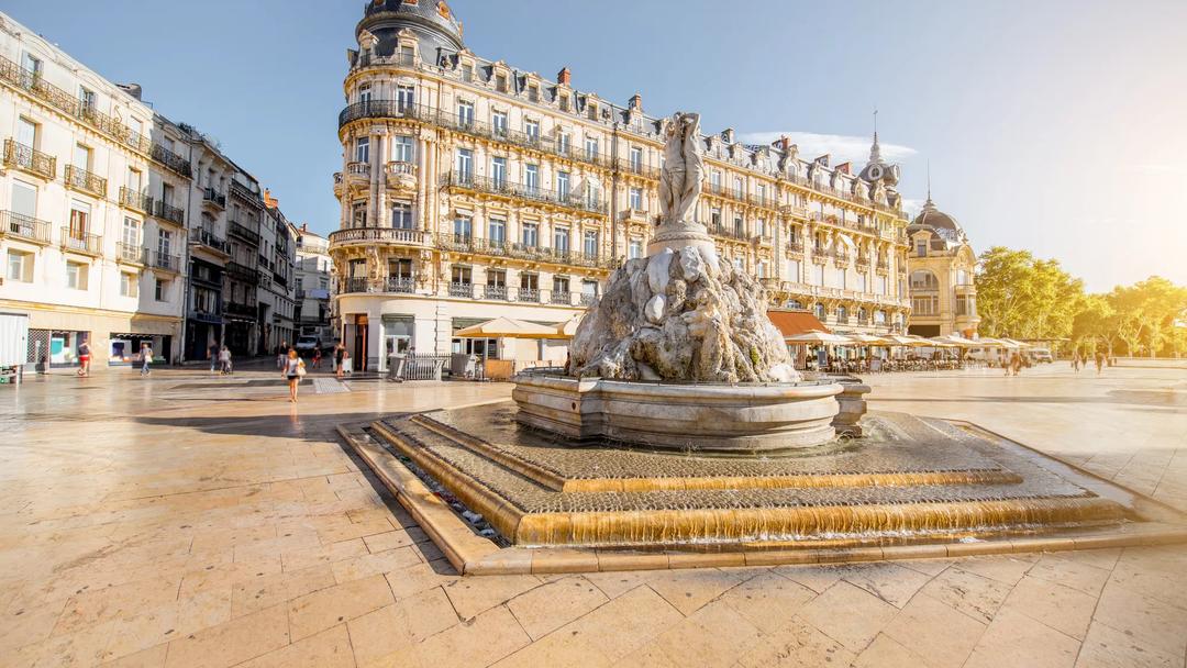 Séjour linguistique France Montpellier, Place de  Comedie