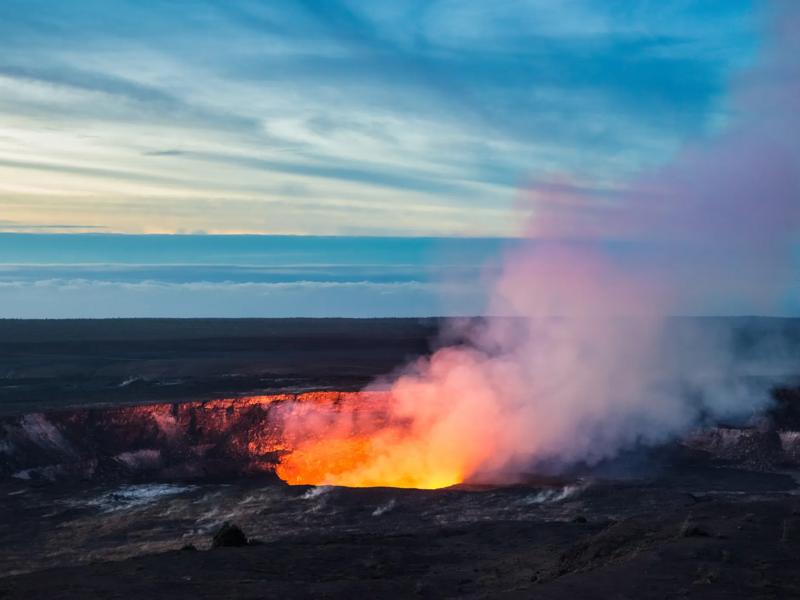 Séjour linguistique États-Unis, Hawaii, Lava Tour