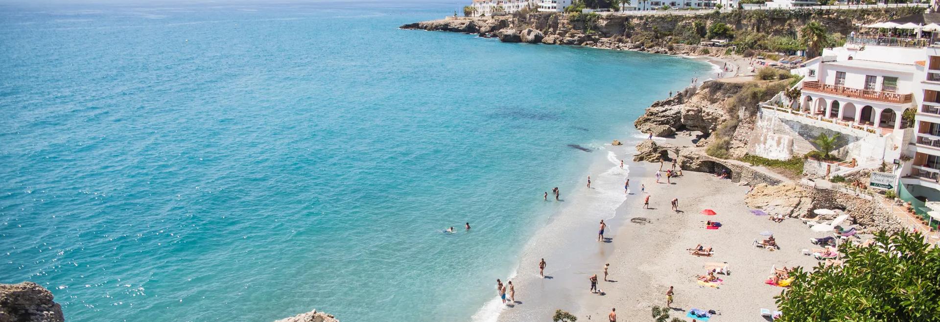 Sprachaufenthalt Spanien, Nerja, Strand